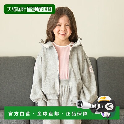 1h可退 日本直邮Lycee mine 儿童毛玉不易产生连帽拉链卫衣 30532
