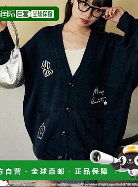 1h可退 日本直邮MARY QUANT×MLB×PUBLUX 男装 V领刺绣拼接开衫