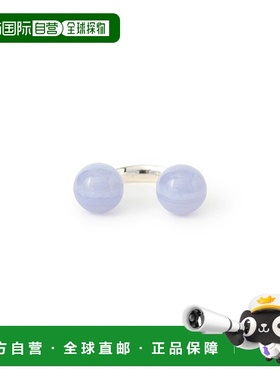 1h可退 日本直邮SASKIA DIEZ 女士冰蓝色浮球设计戒指 6142373518