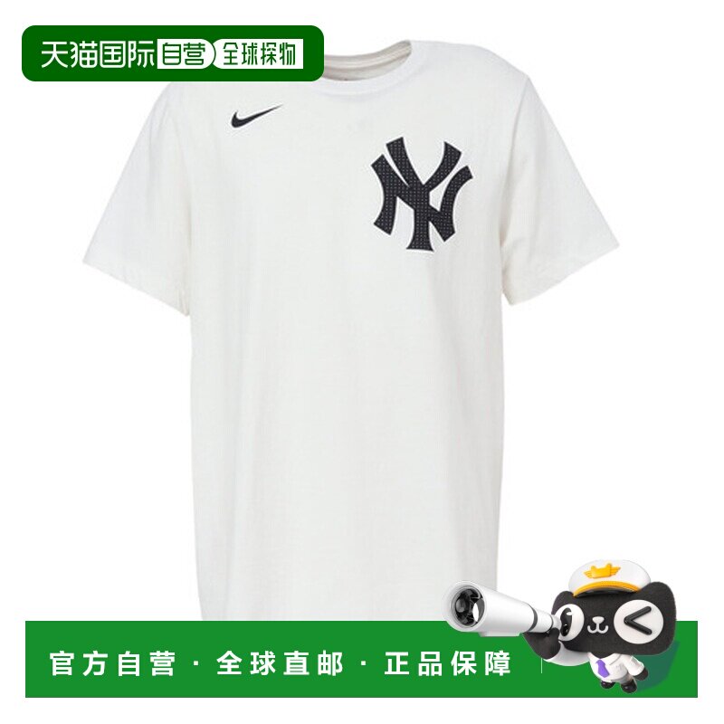 日本直邮MLB（男子）棒球服饰 文字标志 棉质短袖T恤 纽约洋基队图片