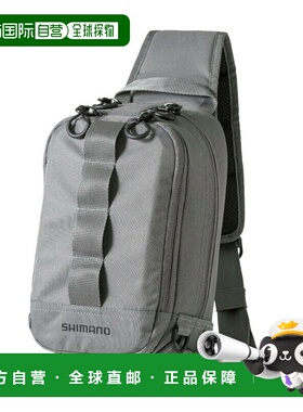 日本直邮Shimano 吊带单肩包 S 灰色 BS-025T