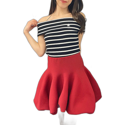 EIMY ISTOIRE女士毛衣时尚休闲保暖舒适百搭潮流连衣裙女装上装