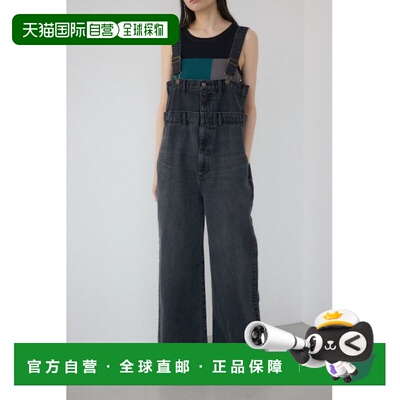 日本直邮AZUL BY MOUSSY 女士高腰两用牛仔背带裤 250ISP13209D