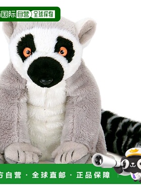【日本直邮】COLORATA 狐猴坐姿毛绒玩具 亲肤仿真礼物