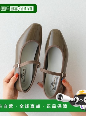 1h可退 日本直邮TEMPERATE 女士防水PVC方头粗跟 strap鞋 防滑珊