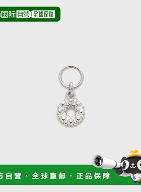 1h可退 日本直邮NOJESS 女士 小巧银饰 圆环守护吊坠 简约花冠设