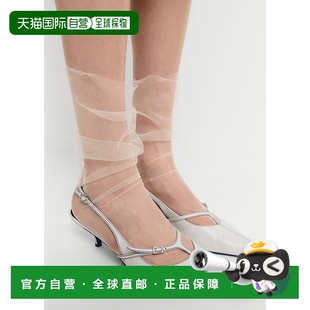 MA1658BW32133 TRI 黑色 皮革浅口鞋 日本直邮MANGO