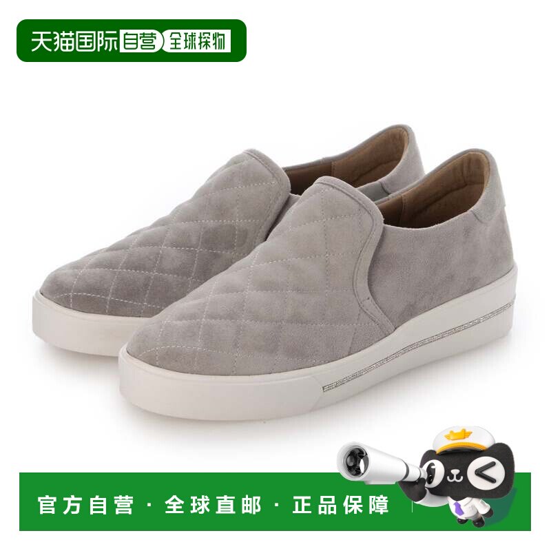日本直邮Mackintosh 厚底绗缝一脚蹬运动鞋 浅灰绒面皮