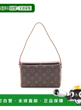 日本直邮中古LV路易威登女包A级95新Handbag手包涂层/防水帆布手