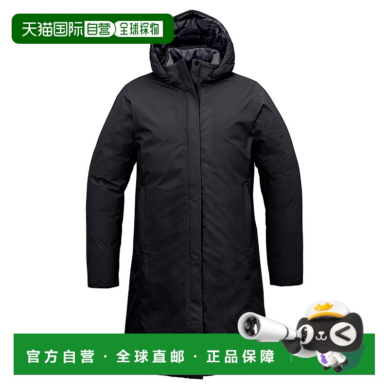 日潮跑腿Montbell蒙贝欧 Aspen 女款长款保暖羽绒服 BK XS 110169