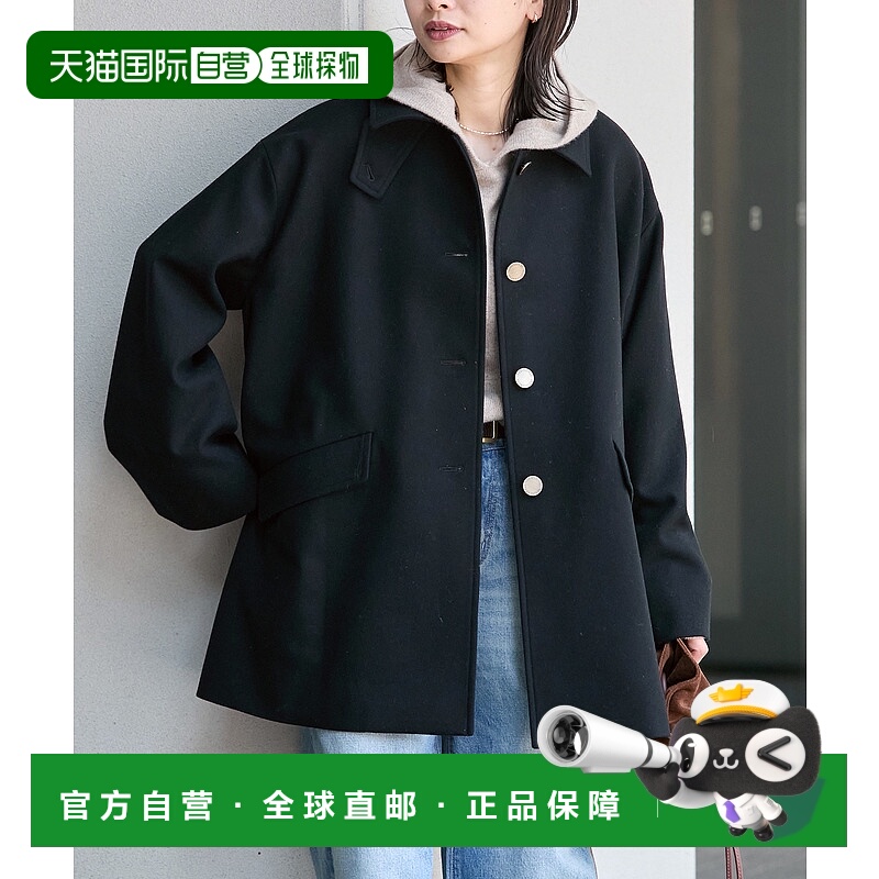 1h可退 日本直邮TRADITIONAL WEATHERWEAR 女装 毛 双排扣 立领大