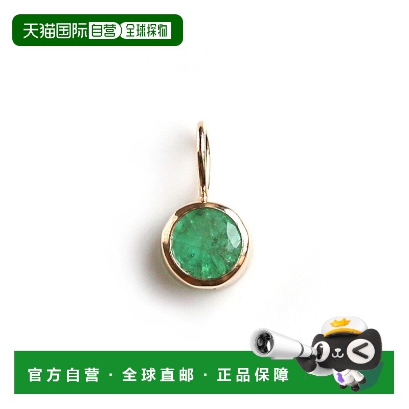 1h可退 日本直邮cui-cui K10YG黄金吊坠charm五月诞生石cuicui