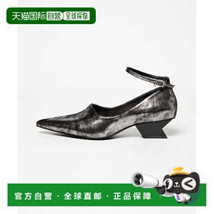 日本直邮SY UNITED ARROWS 女士 深口尖头链条可替换 3.5cm跟高粗