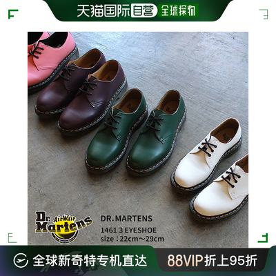 日本直邮Dr. Martens 1461 3 孔鞋 DR. Martens MARTENS鞋男女粉1