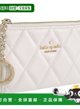 日本直邮KATE SPADE 女士小物卡包 皮革白色 carey sm card hldr