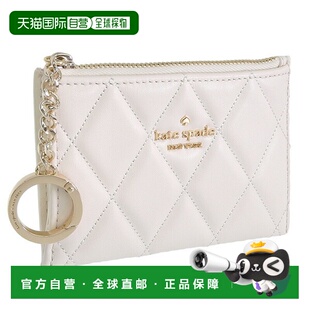 皮革白色 女士小物卡包 carey hldr 日本直邮KATE card SPADE