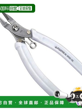 【日本直邮】Fujiya橡胶手柄不锈钢斜嘴钳150mm施工工具HP845-150