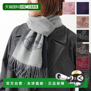 81030006 女士双面圆形流苏羊毛围巾 日本直邮Vivienne Westwood