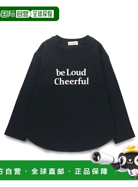 1h可退 日本直邮BRANSHES 儿童 圆下摆设计 长袖T恤 纯棉 12-4605