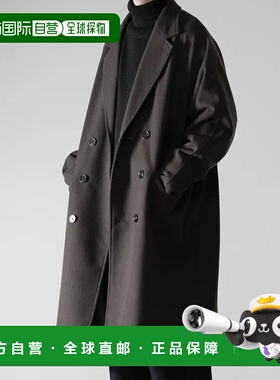 1h可退 日本直邮RUUBON 男女同款梅尔顿双排扣切斯特大衣 时尚休