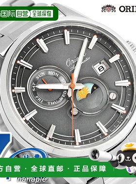 日本直邮orient Stretto 自动男士手表限量版灰色RN-AK0311N时尚