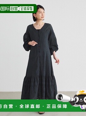 日本直邮titivate女士棉质刺绣蕾丝连衣裙 ADXP4096