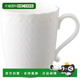 丝质白 Narumi鸣海 马克杯 骨瓷 2583 9968 日本直邮