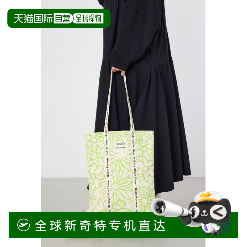 日本直邮RODEO CROWNS 女士花卉图案帆布手提包 420ISY552981