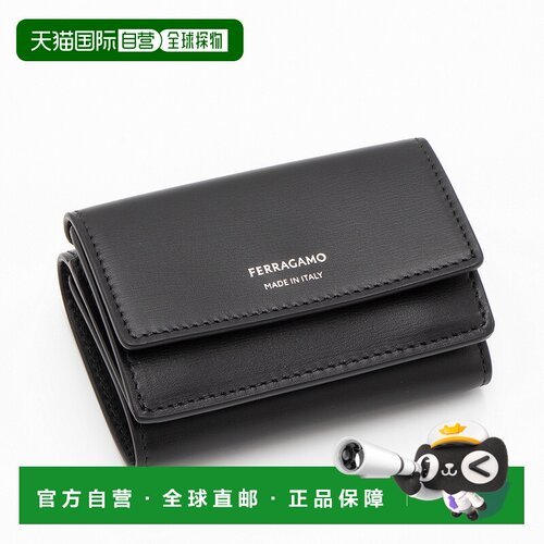 日本直邮FERRAGAMO 菲拉格慕男士2024春夏款折叠钱包