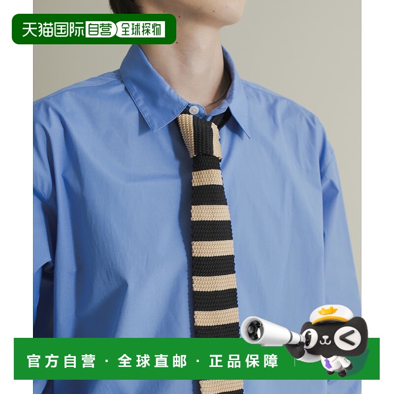 1h可退 日本直邮SENSE OF PLACE 男装 网眼针织领带 条纹设计 休