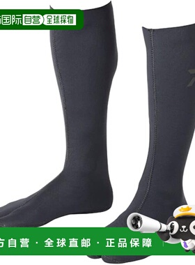 【日本直邮】达亿瓦Neosocks NS-311V (W) (BK) 黑色 L 码