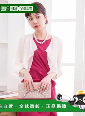 日本直邮日本直邮DRESS+ cy3391 连衣裙轻薄雪纺派对披肩（自然色