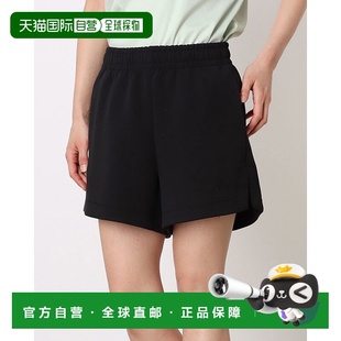 黑色 日本直邮阿迪达斯女士柔软奢华宽松运动短裤 齐全JM3751