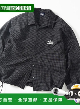 1h可退 日本直邮UMBRO 男士 别注长袖衬衫夹克 轻便休闲外套 胸前