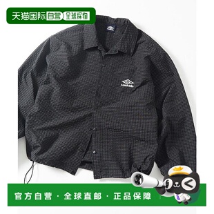 1h可退 日本直邮UMBRO 男士 别注长袖衬衫夹克 轻便休闲外套 胸前