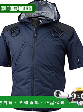 【日本直邮】Xebec 空调服TM断热 短袖连帽 春夏 绀色 XE98105 10