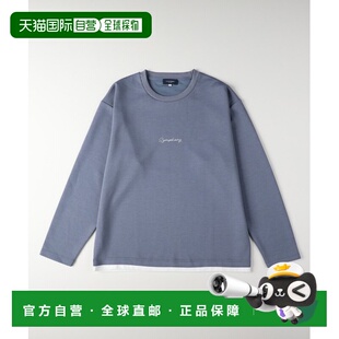 男女同款 NUMBER 胸前罗格印花 长袖 微 1h可退 T恤 日本直邮BACK