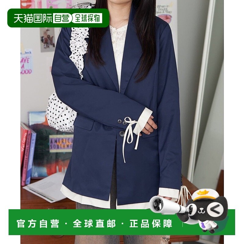 1h可退 日本直邮CIAOPANIC 女装 袖口蝴蝶结设计 修身翻领夹克 CP