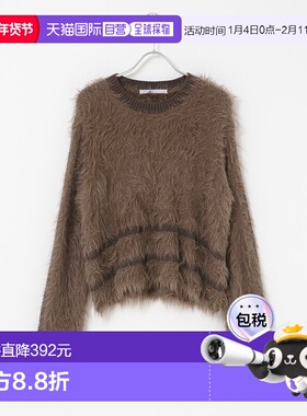 1h可退 日本直邮KBF 女装 线条设计针织衫 宽松落肩 KBA722R280