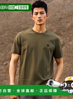 日本直邮Fred Perry Ringer 男士短袖棉质针织衫T恤[M3519]