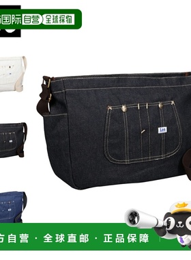 日本直邮Lee KATE 单肩包男女轻便大号斜挎包白色蓝色320-5028