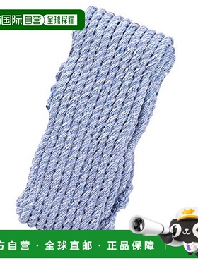 【日本直邮】Sk11藤原产业 彩色麻绳 蓝 12mm×20m 两端环 SKCR-B