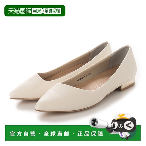 日本直邮RANDA 无压力尖头低跟单鞋一脚蹬女鞋 RA041BW11628