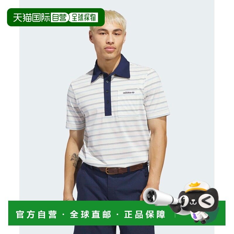 1h可退 日本直邮adidas男装 经典条纹 Polo衫 舒适针织面料 正品,运动服/休闲服装,运动POLO衫,淘宝优惠券,粉丝福利购,淘宝优惠卷