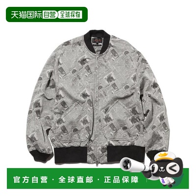 日本直邮BEAMS PLUS Sports Blouson Newspaper Jacquard 运动风
