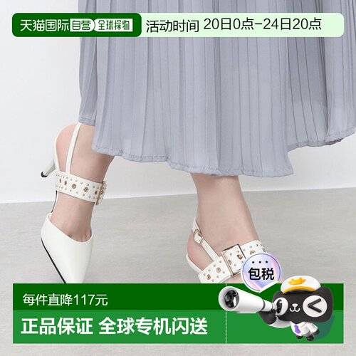 日本直邮LiBERTYDOLL 154-1164 办公休闲 6.5cm 鞋跟露跟细高跟铆