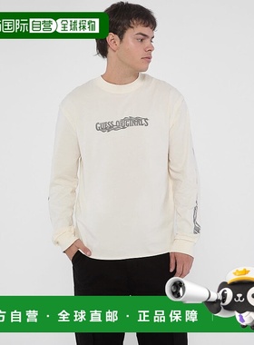 日本直邮Guess Originals Printed Sleeve Tee [GU1432EM031707]