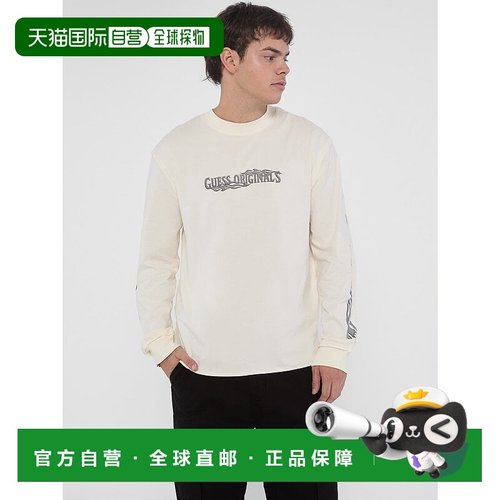 日本直邮Guess Originals Printed Sleeve Tee [GU1432EM031707]