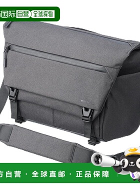 【日本直邮】白马City信使包8 黑色 上掀设计 AMZSP-CT05MS8BK