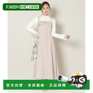 褶裥拼接吊带连衣裙 女装 后背松 日本直邮WILLSELECTION 1h可退